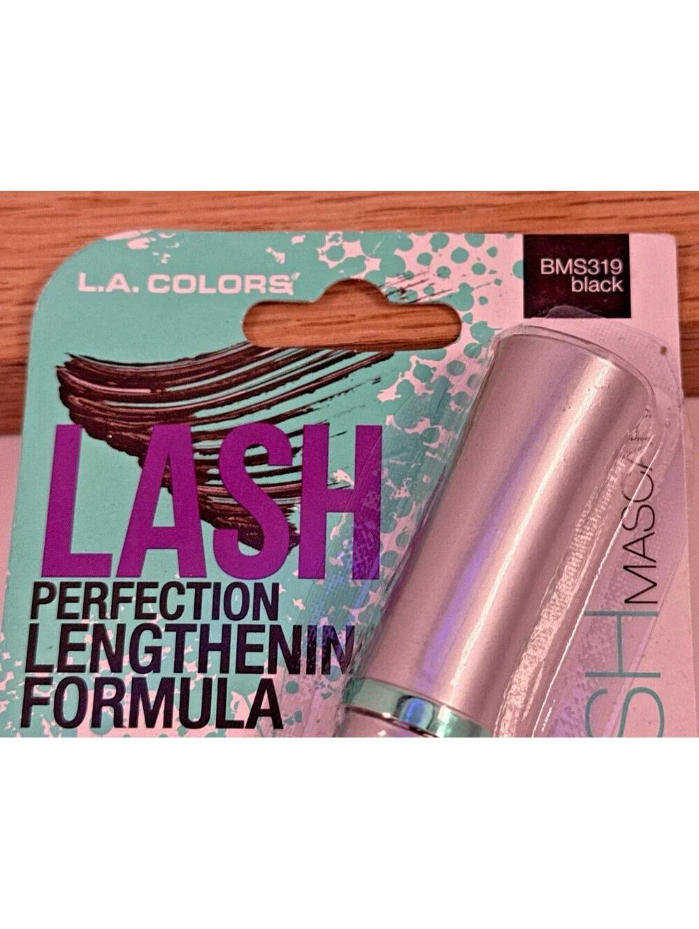 3 L.A. Colors Perfect Lash Black Mascara Lengthens & Defines Lashes Black BMS319